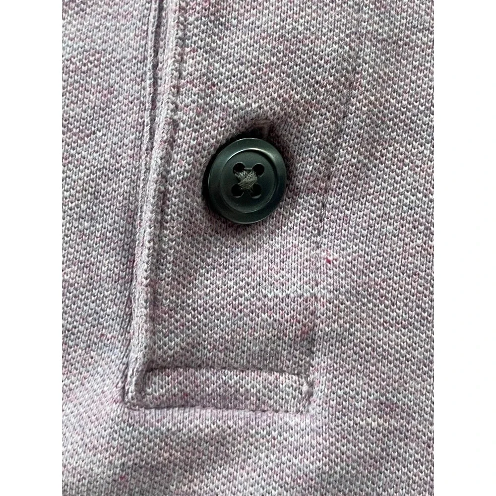 Banana Republic Mens Extra Large Tall Polo Shirt Purple Slim Fit‎ Elephant Logo